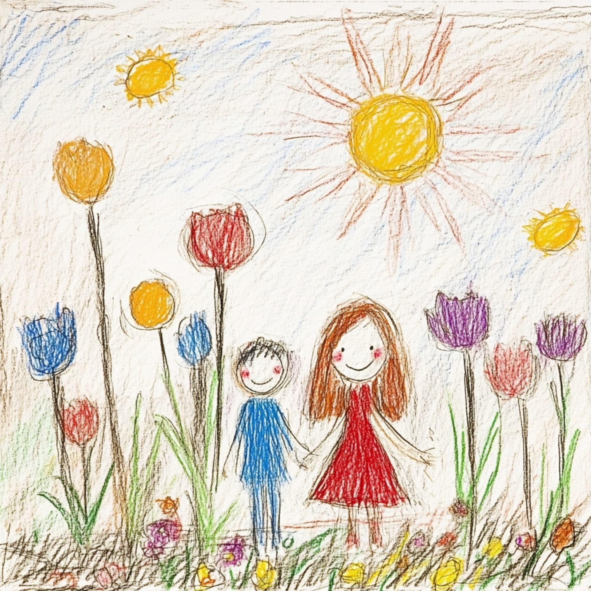 Child's original fantasy drawing